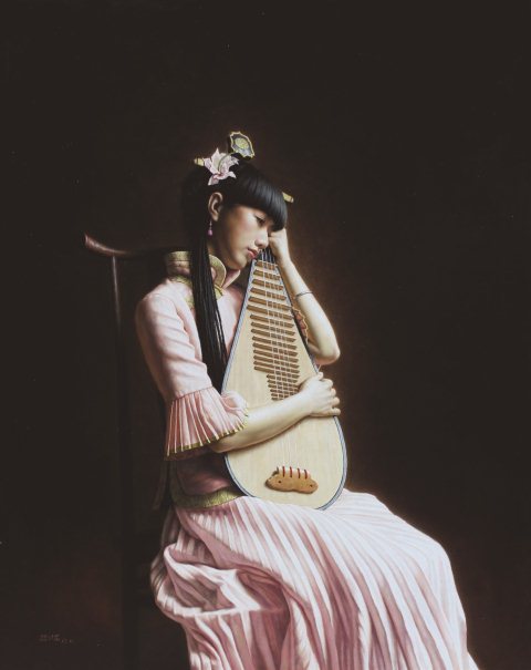 0992 抱琵琶的女人